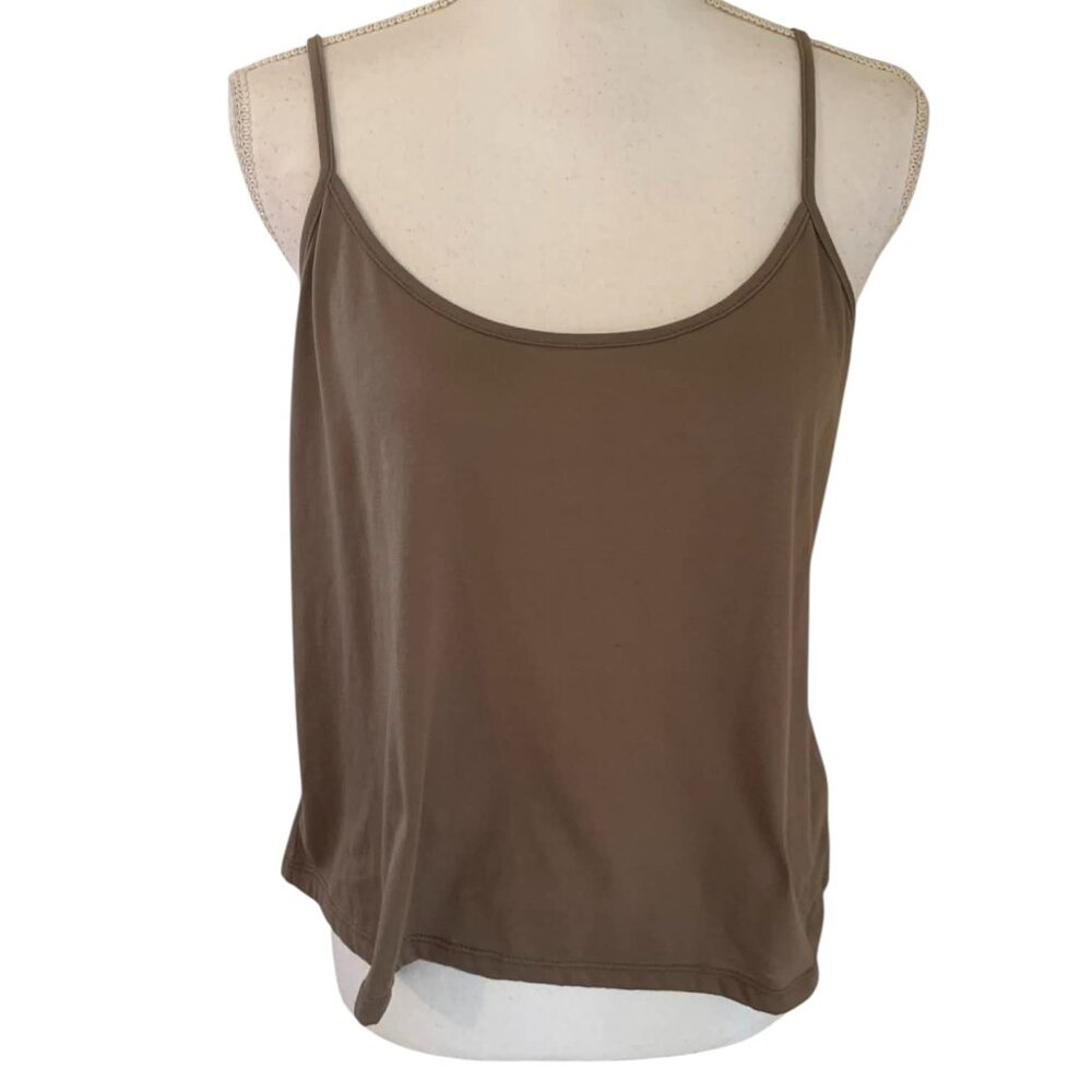 NWT Eri + Ali Delano Lace Mock Neck Top Size Large Taupe Anthropologie - Picture 9 of 11